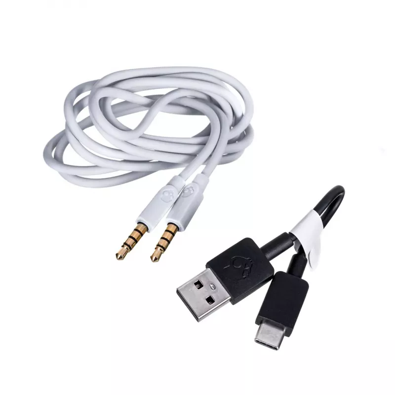 Skullcandy Hesh ANC austiņas, vadu un bezvadu, galvas saite, zvani/mūzika, USB Type-C, Bluetooth, baltas