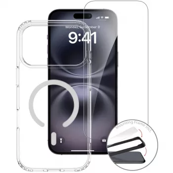 Border Case 4smarts iPhone 17 Pro Max 17.5 cm caurspīdīgs balts
