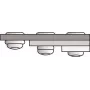 Aklo kniede GESIPA Polygrip 6.4x15 Al/St Standard KS 1.5–9.0 mm, 250 gab.