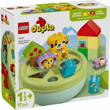 Konstrukciju rotaļlieta LEGO DUPLO Formu šķirotājs Kucēna māja 10441, 17 gabali, vecumam no 1½ līdz 5 gadiem