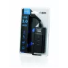 USB 3.2 Gen 1 Type-A 4 portu centrmezgls IBOX IUH3FB, 5000 Mbit/s, melns, 0,5 m kabelis