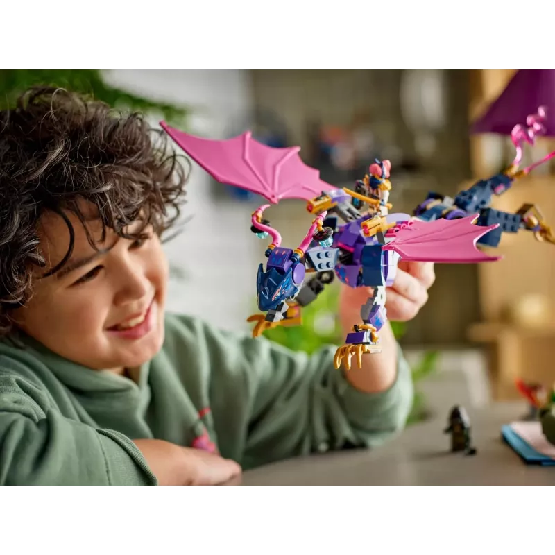 LEGO konstruēšanas rotaļlieta NINJAGO 71842 Rontu the Master Dragon — 381 detaļas, 4 minifigūras, izstādes modelis 130 mm