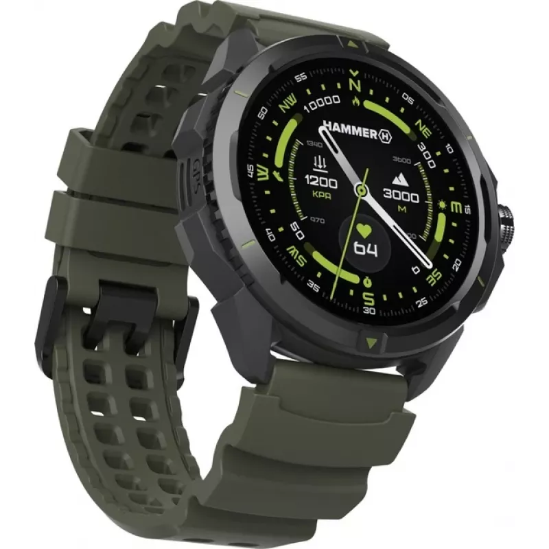 Hammer Watch 2 | Viedpulkstenis | AMOLED | 1,5” | Militārā versija