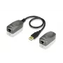 ATEN USB 2.0 pagarinātājs caur Cat5e/6 kabeli (60 m), 31 mm, 63 mm, 21,9 mm, 170 g, 40 g, 20 g