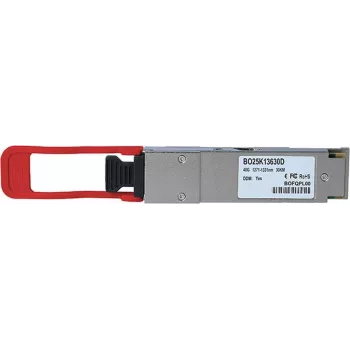 Optiskais šķiedras QSFP raiduztvērējs BlueOptics BO25K13630D 40GBASE-ER4L 30 km 1310 nm