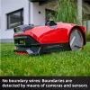 Power X-Change Robotu pļāvējs FREELEXO CAM PLUS 600 (Sarkans/melns, Li-Ion Battery Plus 4,0Ah, Kamera + Sensors)