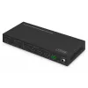 Video sienas kontrolieris DIGITUS DS-55358 — 4 displeji, līdz 4K (3840×2160) @30Hz, DisplayPort 1.2a, metāla korpuss, pogu vadība