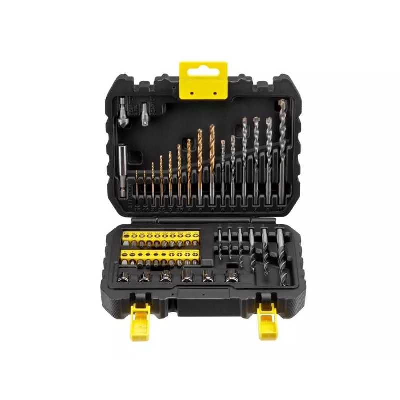 Rokas instrumentu komplekts STANLEY STA88546 — 50 gab. universāls urbju un darbnīcas komplekts ar futrāli, piemērots kokam