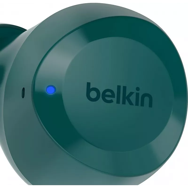 Belkin SoundForm Bolt austiņas bezvadu ievietojamās zvaniem/mūzikai/sportam/ikdienai Bluetooth Teal