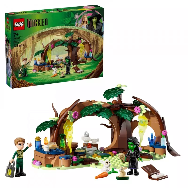 LEGO komplekts Elphaban Hideout 75687 — rotaļu komplekts ar 3 mini figūriņām