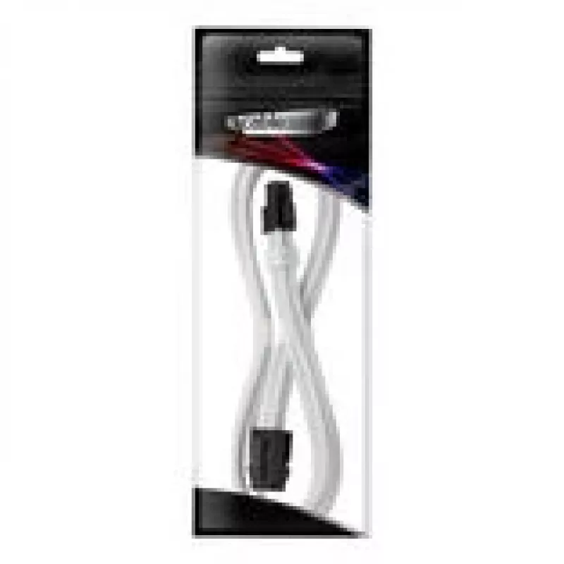 ATX 4-pin pagarinājuma kabelis CableMod Pro ModMesh 45 cm Balts (CM-PCAB-4ATX-N45KW-2PW-R)