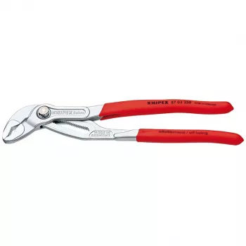 Knipex 87 03 250 kombinētās knaibles ar mēlīti un rievu