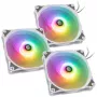 Dzesēšanas ventilators BitsPower Notos RGB PWM 120mm balts, 3 gab. iepakojumā
