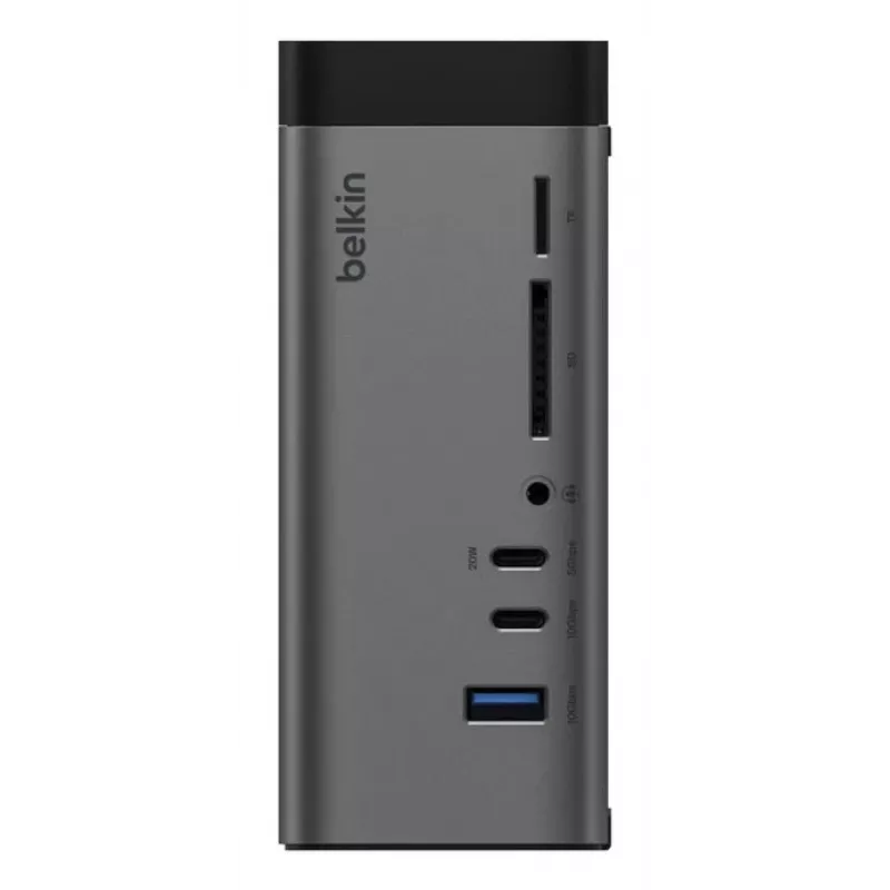 USB centrmezgls Belkin Connect USB Type-C 10000 Mbit/s pelēks