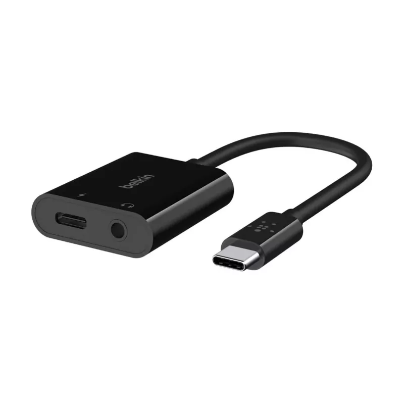 Belkin NPA004BTBK saskarnes centrmezgls USB 3.2 Gen 1 (3.1 Gen 1) Type-C Melns