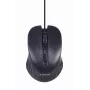 Vadu pilna izmēra tastatūra Gembird KBS-UM-04 USB QWERTY US English ar peli, melna, 1,5 m kabelis