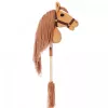 Nūja ar zirga galvu HOPPIHORSE Hobby Horse A3 Kastaņa