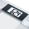 Beurer BG 13 Square pelēka, caurspīdīgi elektroniskie personālie svari