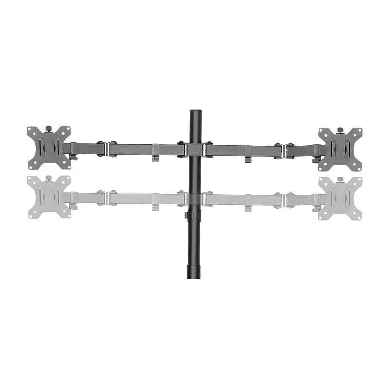 Monitora statīvs LogiLink BP0046 81.3 cm (32 collas) Galda Nerūsējošais tērauds