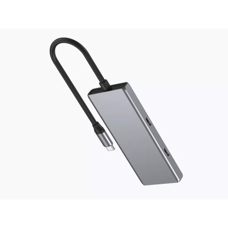 USB centrmezgls Gembird 4-portu USB 3.2 Gen 2 Type-C centrmezgls ar 4x Type-A un Type-C pieslēgvietām