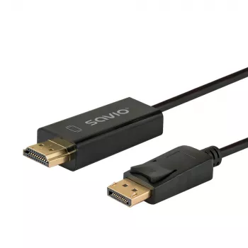 Kabelis Display Port uz HDMI 1,5m, CL-183 Savio SAVKABELCL-183