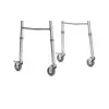 Ritošais rāmis VITEA CARE PPC013VC — 4 riteņu alumīnija rollators, regulējams augstums 81,5–91,5 cm, 8 cm riteņi, platums 550 mm, maks. lietotājs 110 kg
