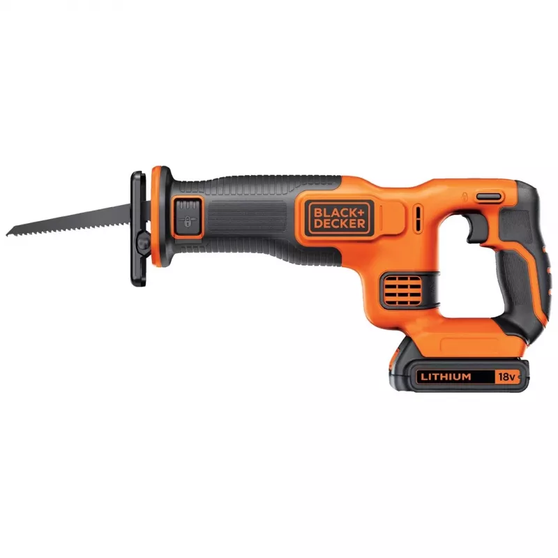 Melns & Decker BDCR18-QW virzuļzāģis melns, oranžs