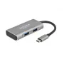 USB centrmezgls DeLOCK ārējais USB 10 Gbps USB Type-C centrmezgls 63260