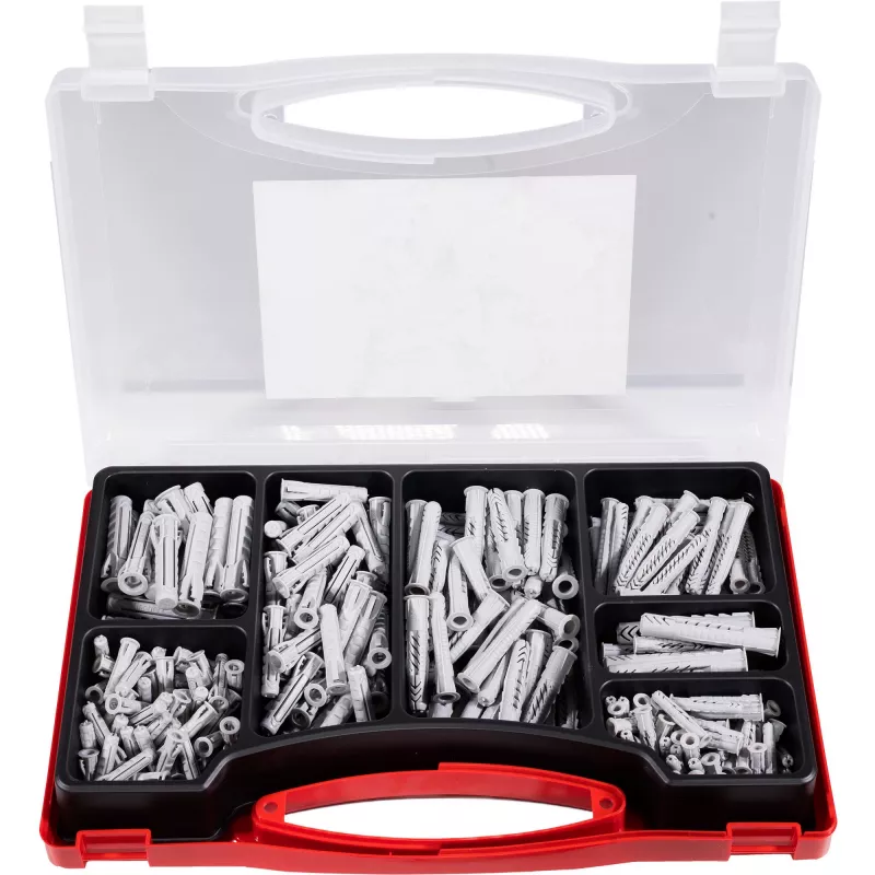 fischer 577159 Meister-Box XL sienas dībeļu sortimenta kaste 290 gab. (577159)