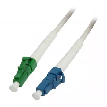 LWL-1-Fiber-Patchk. 1.0mtr.LC-LC(APC8Grad) - 9/125u - bevel - G657.A2 - Synergy21 -