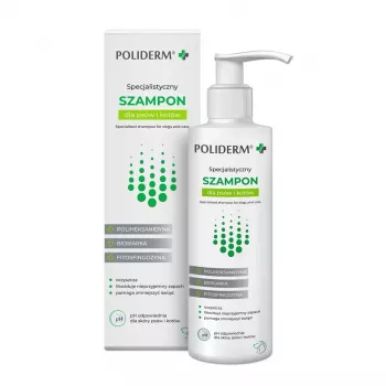 Pretblaugznu šampūns JM Sante Poliderm suņiem un kaķiem 250 ml, attīroša formula