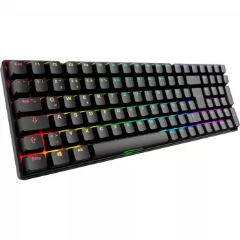 Sharkoon Skiller SGK50 S2 melns DE-Layout Gateron Yellow Tastatūra