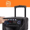 Pārnēsājams karaoke skaļrunis MANTA SPK5021PRO 20W, 12 collu zemfrekvences skaļrunis, 80W RMS, Bluetooth, baterija līdz 5h, SD/USB, mikrofona un ģitāras ieejas