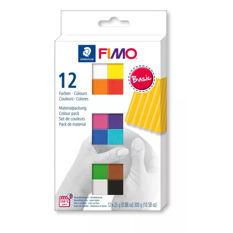 Modelējamais māls Staedtler FIMO 8023 C Asorti krāsas