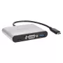 Ārējais video adapteris SILVERSTONE CH7517 USB-C uz VGA (Chrontel CH7517) ārējā displeja savienojums