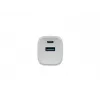 Vadu mobilo ierīču lādētājs NATEC NUC-2140, 30W, USB-C PD 3.0 + USB-A, Samsung AFC, Balts
