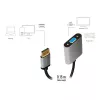 LogiLink CDA0109 savienotāju adapteris DisplayPort uz VGA 0,15 m pelēks/melns
