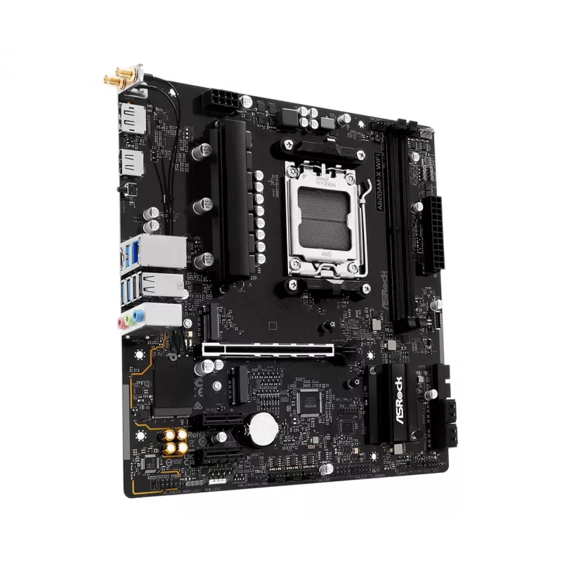 ASRock A620AM-X WiFi AMD A620 AM5 Micro-ATX mātesplate