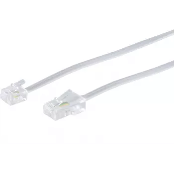 telefona kabelis shiverpeaks BS70253-W 3 m RJ-11 RJ-45