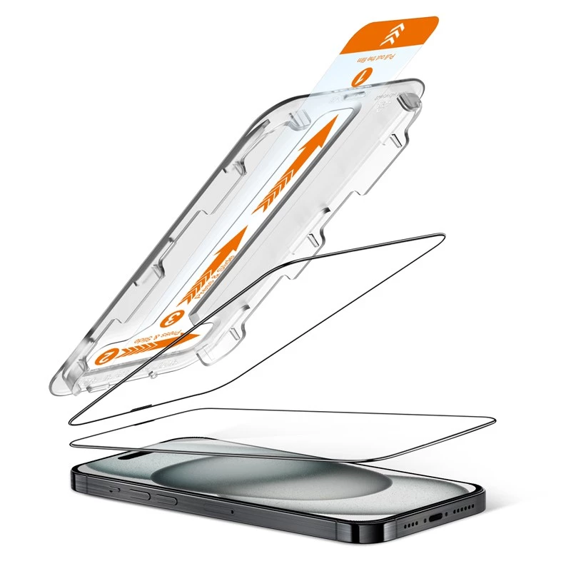 Rūdīts stikls iPhone 15 (2 gab.) EasyShiel