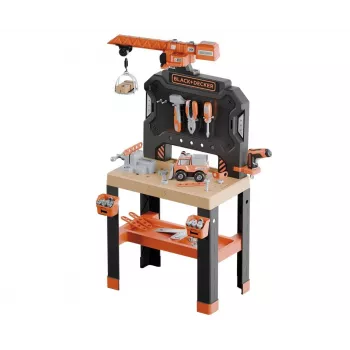 Bērnu darbnīcas rotaļlieta SMOBY Bricolo Builder 7600360741 - Celtniecības instrumentu komplekts lomu spēlēm