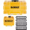 Darbarīku kaste DeWalt DT70801 maza ToughCase pārnēsājama glabātuve ar drošiem aizdariem