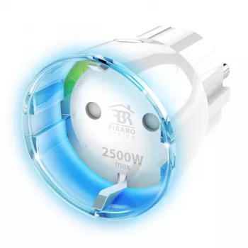 Fibaro FIBEFGWPF-102-5 strāvas adapteris, Tips F, balts