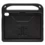 RealPower Shell maciņš iPad 10. paaudzei (10,9 collas) — putuplasts, melns