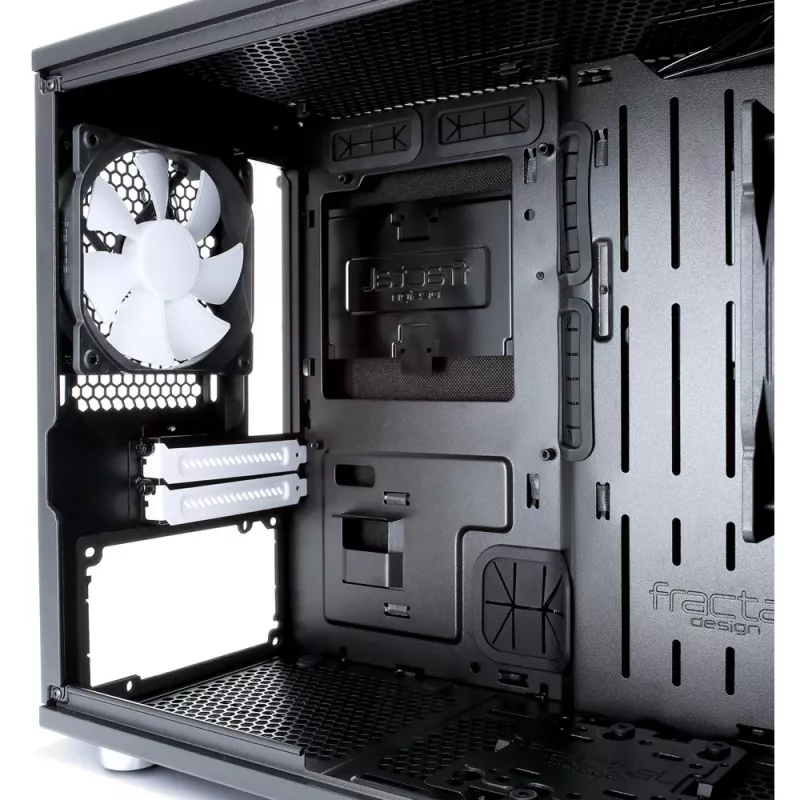 Fractal Design Define Nano S - Window - Tornis - ITX - bez barošanas bloka (ATX) - Melns - USB/Audio (FD-CA-DEF-NANO-S-BKW)