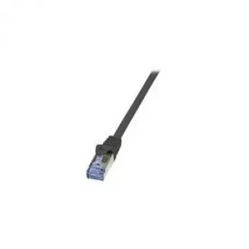 Tīkla kabelis LogiLink 1,5 m Cat.6A RJ-45 S/FTP Melns