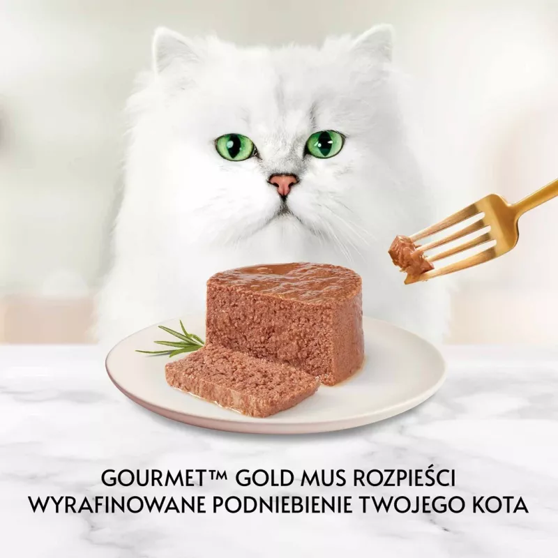GOURMET Gold Liellopu gaļa - mitrā kaķu barība - 85g