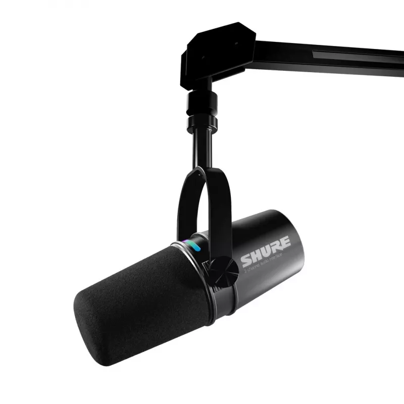 Shure MV7I - viedais mikrofons un saskarne