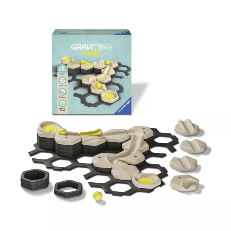 Ravensburger GraviTrax Junior Starter-Set S Start & Run rotaļlietu bumbiņu trase (27531)