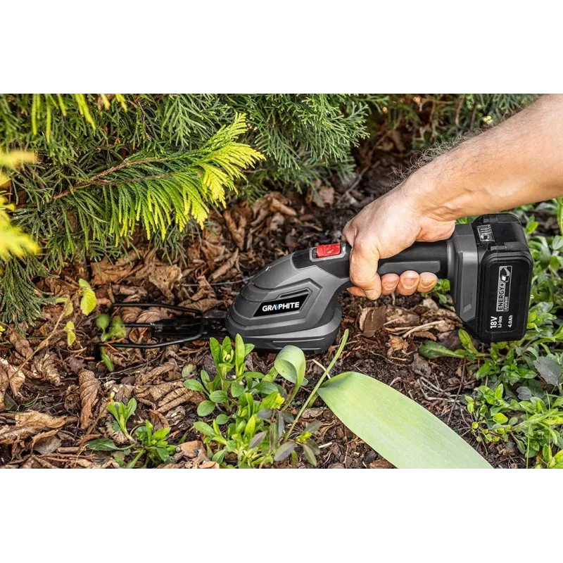 Elektriskais dzīvžoga šķēres GRAPHITE 58GE119, svars 1,09 kg, zoba dziļums 265 mm